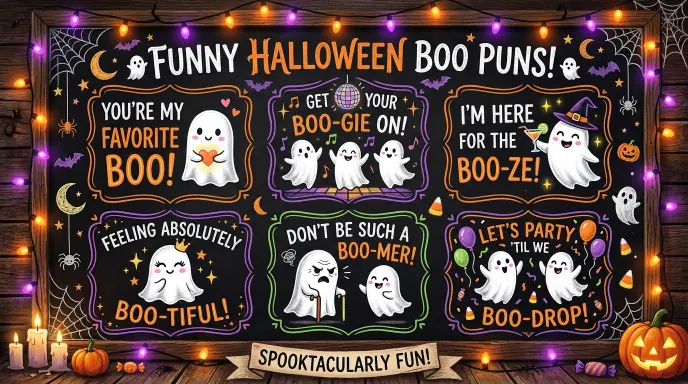 Funny Halloween Boo Puns
