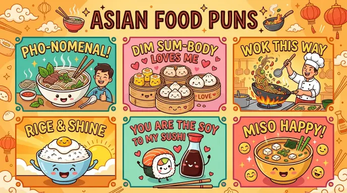 Asian Food Puns