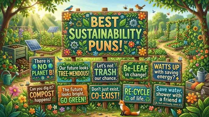 Best Sustainability Puns