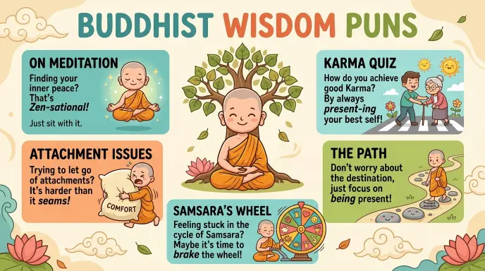Buddhist Wisdom Puns