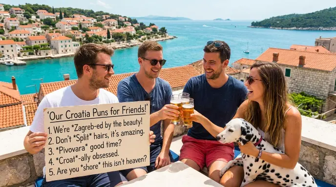 Croatia Puns for Friends