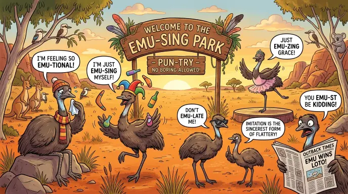 Emu Puns