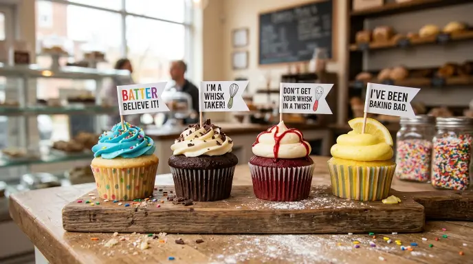 Funny Cupcake Puns