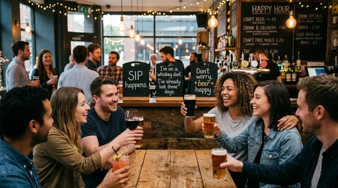 Funny Drinking Puns for Happy Hour