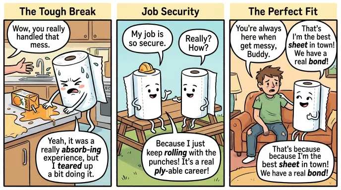 Funny Paper Towel Puns