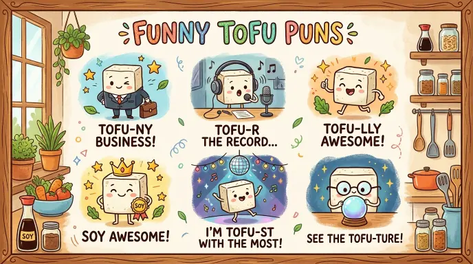 Funny Tofu Puns