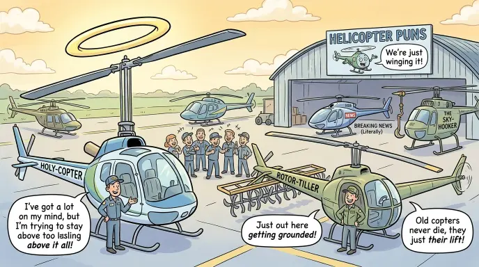 Helicopter Puns