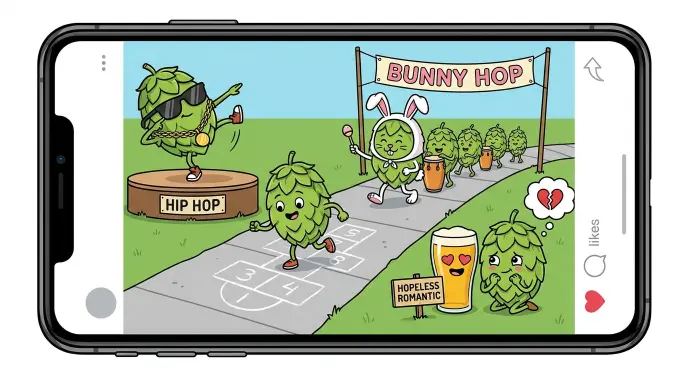 Hop Puns for Social Media