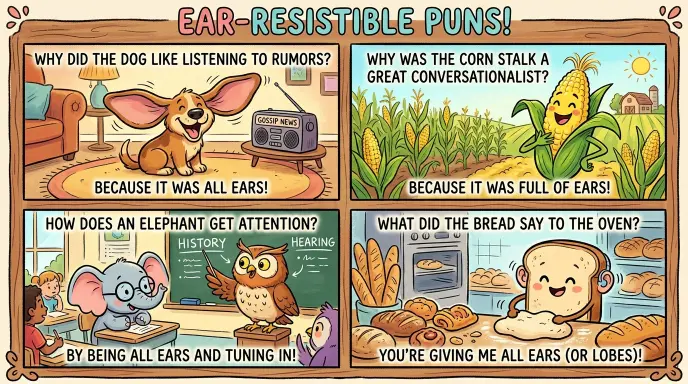 More Funny Puns About Ears
