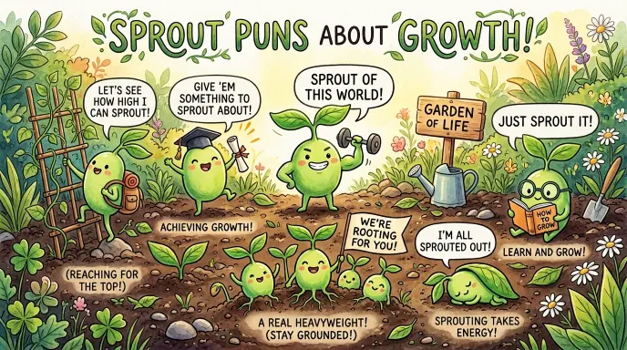 Sprout Puns About Growth