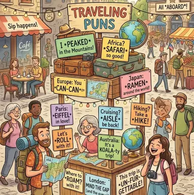 Traveling Puns