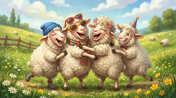 Sheep Puns for Friends