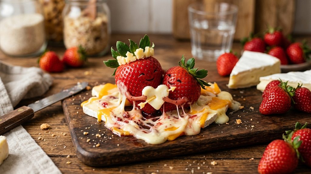 Cheesy Strawberry Love Puns