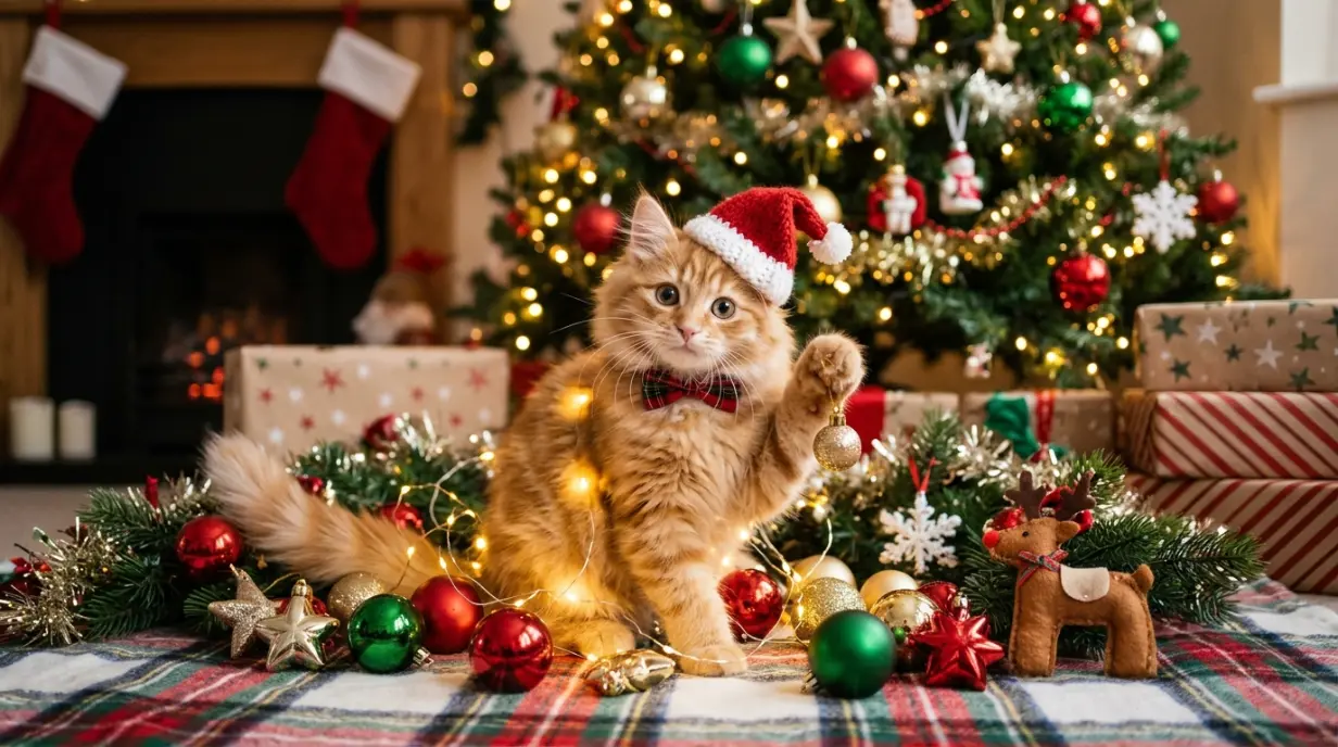 Cute Cat Christmas Puns
