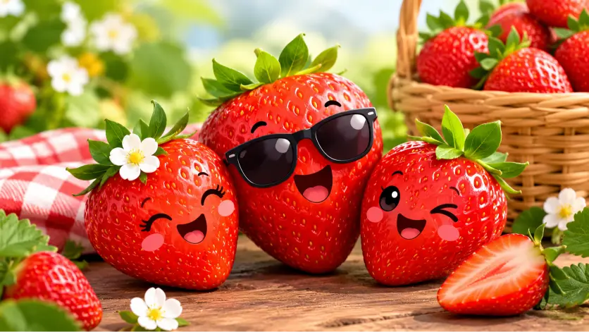 Cute Strawberry Puns