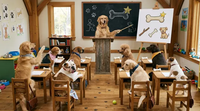 Dog School Puns