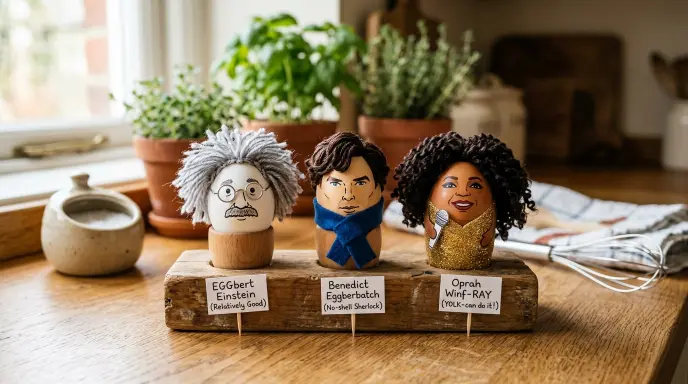Famous Name Egg Puns