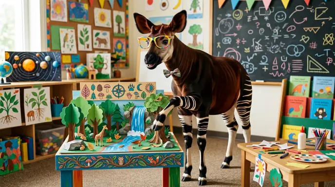 Good Okapi Puns for School Projects