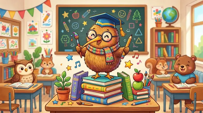 Gorgeous Kiwi Puns for Teachers and Students