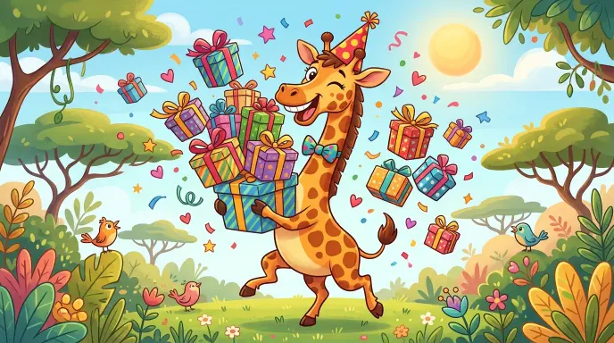 Happy Giraffe Puns for Gifts
