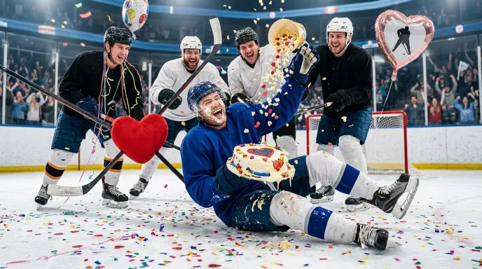 Lover Hockey Birthday Puns for a Teammate