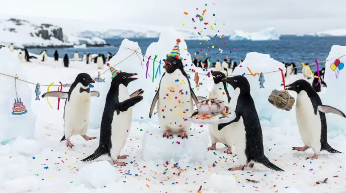 Penguin Birthday Puns