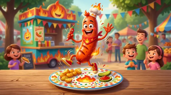Spicy Bratwurst Puns for Kids