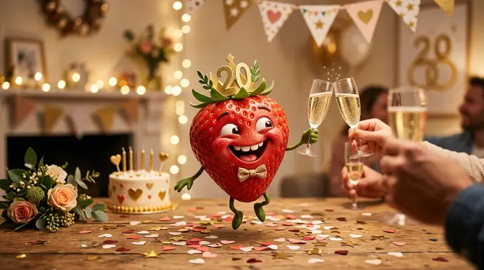 Strawberry Puns for Anniversary Messages