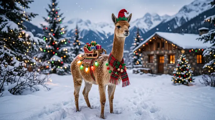 Christmas Vicuna Puns