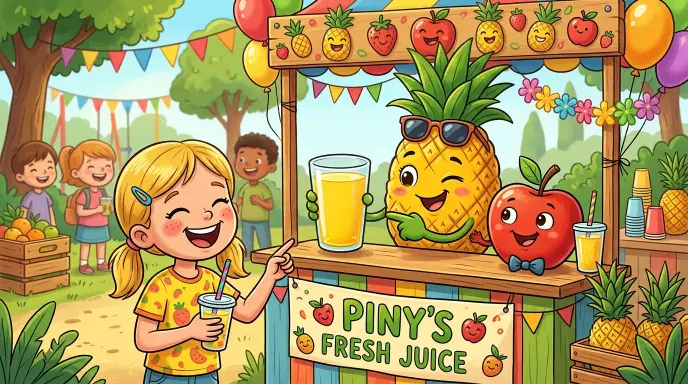 Pineapple Juice Puns for Kids
