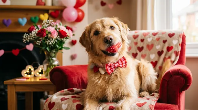 sweet Dog Valentine Puns